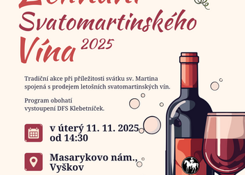 Příjezd svatého Martina a žehnání svatomartinského vína 2025